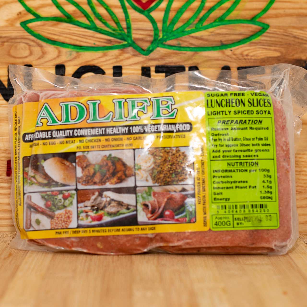 Sugar Free - Vegan Luncheon Slices 400g